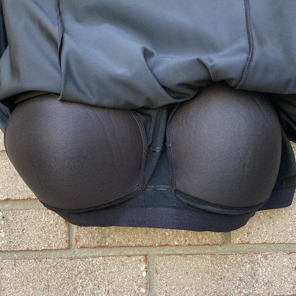 SWIM SUITS FOR ALL Black Crocheted Fringed Swim Suit Top Size 22 - Picture 6 of 8